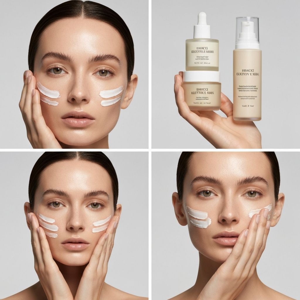 Szépségápolási termékek textúra rétegei